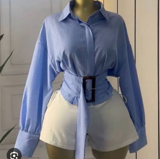 ladies 2 in 1 top and short