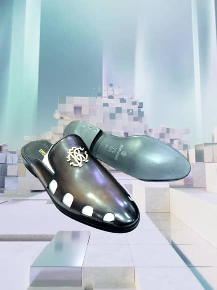 men 's leather half shoe, wholesale